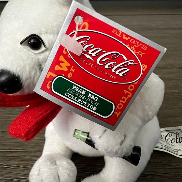 Coca-Cola Polar Bear With Scarf W/ Hang Tag - Picture 6 of 6